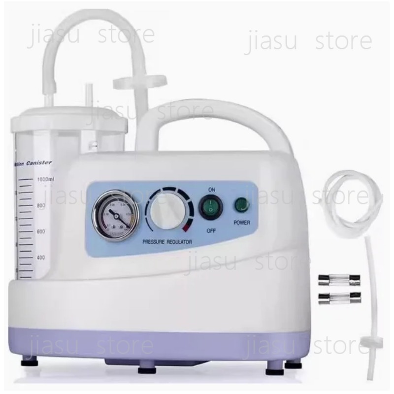 Suction Machine Medical - Przenośna, cicha jednostka ssąca 1000 ml,
