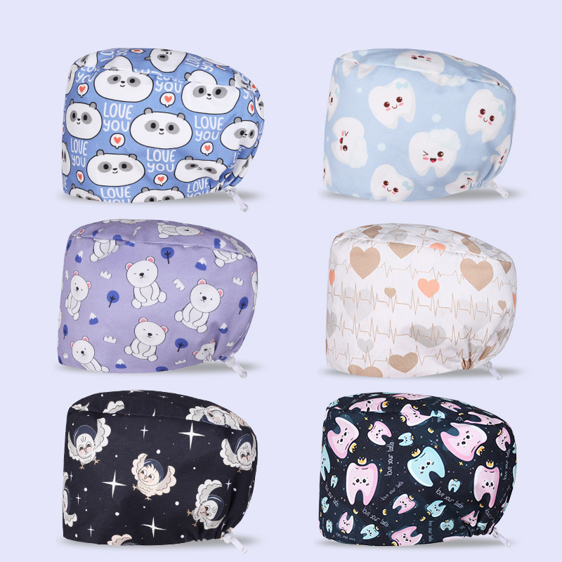 Medical Lab Business - Nowe medyczne czepki pielęgniarskie unisex czepki